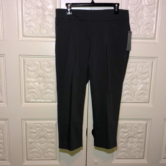 Apt. 9 Mid Rise Lucca Gray Women’s Capri 10 - Picture 2 of 12